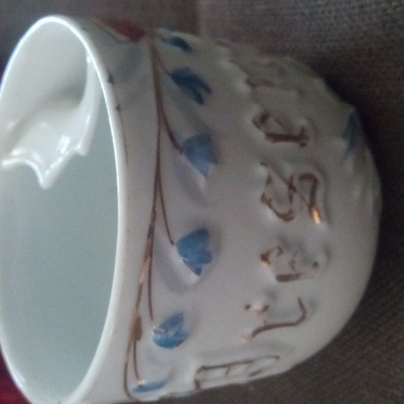 "Present "Vtg Germany Mustache Holder Delicate Tea/Coffee Mug MCM - Picture 2 of 3